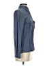 Harper 100% Viscose Blue Long Sleeve Button-Down Shirt Size S - photo 4
