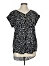 Express Black Short Sleeve Blouse Size L - photo 1