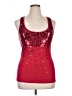 Fleurish 100% Cotton Red Sleeveless Top Size XL - photo 1