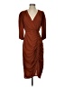 Maison Tara 100% Polyester Brown Cocktail Dress Size 4 - photo 1