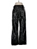 Good American 100% Polyurethane Metallic Black Casual Pants Size 30 waist - photo 2