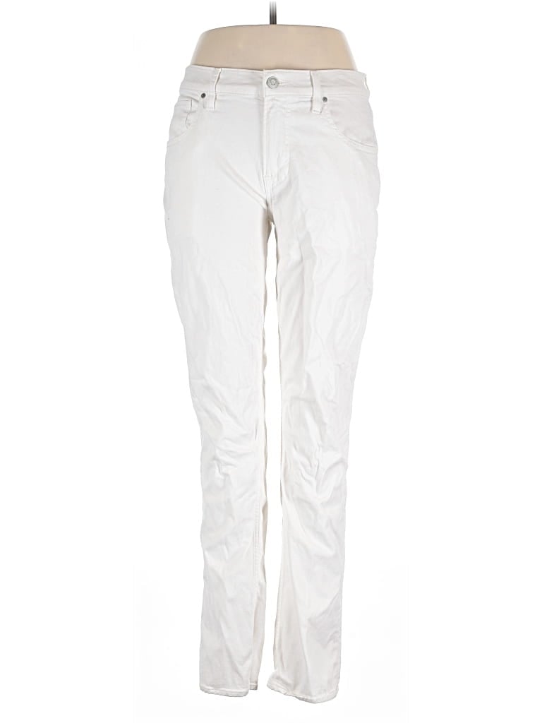 Pre-owned Hudson Casual Pants In White