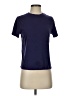 A New Day Solid Blue Short Sleeve Turtleneck Size XS - photo 1
