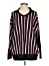 Zara Stripes Burgundy Pullover Sweater Size S - photo 1