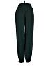 Unbranded 100% Polyester Solid Green Track Pants Size M - photo 2