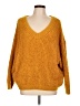 Allie Rose 100% Polyamide Yellow Pullover Sweater Size L - photo 1