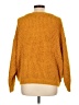 Allie Rose 100% Polyamide Yellow Pullover Sweater Size L - photo 2