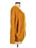 Allie Rose 100% Polyamide Yellow Pullover Sweater Size L - photo 4