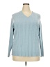 Hampshire Studio 100% Acrylic Blue Pullover Sweater Size 2X - photo 1