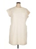 Unbranded Solid Ivory Casual Dress Size XL - photo 1