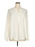 Torrid 100% Polyester Ivory Long Sleeve Blouse Size 1X Plus (1) - photo 1