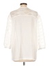Unbranded 100% Polyester Ivory 3/4 Sleeve Blouse Size L - photo 2