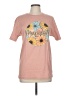 Next Level Apparel Floral Pink Short Sleeve T-Shirt Size M - photo 1