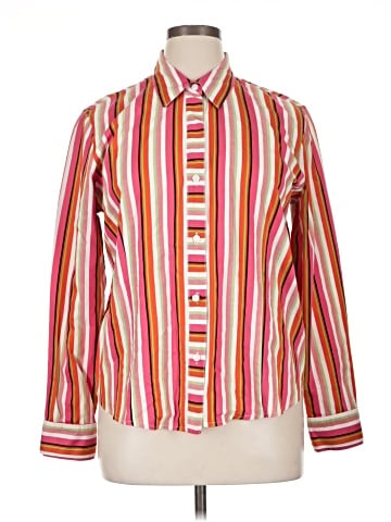 Liz Claiborne Long Sleeve Button-Down Shirt (view 1)