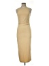 Unbranded Solid Tan Cocktail Dress Size M - photo 1