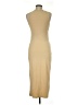 Unbranded Solid Tan Cocktail Dress Size M - photo 2
