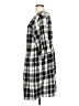 Esby Plaid Black Casual Dress Size L - photo 5