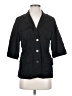 Studio Works 100% Cotton Black 3/4 Sleeve Button-Down Shirt Size S - photo 1