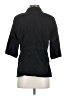Studio Works 100% Cotton Black 3/4 Sleeve Button-Down Shirt Size S - photo 2