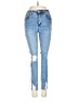 Monkey Ride Jeans Hearts Blue Jeans Size 27 waist - photo 1