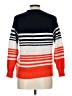 Unbranded 100% Polyester Stripes Orange Pullover Sweater Size L - photo 2