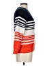 Unbranded 100% Polyester Stripes Orange Pullover Sweater Size L - photo 4