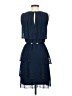 Jessica Simpson 100% Polyester Solid Blue Casual Dress Size 4 - photo 2