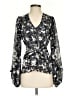 Alexis 100% Polyester Black Long Sleeve Blouse Size XS - photo 1