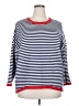 MIHOLL Stripes Blue Pullover Sweater Size XXL - photo 1
