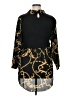 Eye Candy 100% Polyester Black 3/4 Sleeve Blouse Size 1X - photo 2