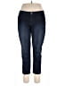 Elle Solid Blue Jeans Size 14 - photo 1