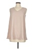 Unbranded Tan Sleeveless Blouse Size M - photo 1
