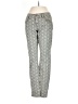 CAbi Print Ivory Green Jeggings Size 2 - photo 1