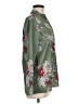 Unbranded 100% Polyester Floral Green Long Sleeve Blouse Size M - photo 4
