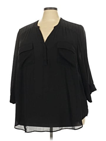 Torrid 3/4 Sleeve Blouse (view 1)