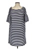 Donna Morgan Blue Short Sleeve Top Size 4 - photo 1