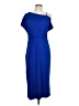 Shein Solid Blue Casual Dress Size 12 - photo 1