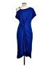 Shein Solid Blue Casual Dress Size 12 - photo 2