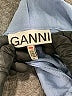 Ganni Solid Blue Casual Pants Size EU 32 / US 2 - photo 4