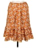 Max Studio 100% Polyester Paisley Orange Casual Skirt Size S - photo 1