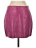 Express 100% Leather Purple Pink Leather Skirt Size 5 - 6 - photo 2