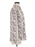 Ann Taylor 100% Polyester Paisley Ivory Long Sleeve Blouse Size M - photo 4