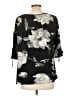 Assorted Brands Black 3/4 Sleeve Blouse Size L - photo 2