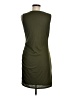 BTFBM Solid Green Casual Dress Size M - photo 2
