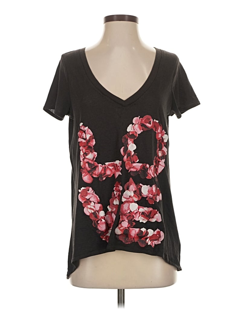 Pre-owned Chaser Short Sleeve T-shirt In Black