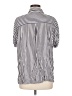 By Together Stripes Ivory Short Sleeve Button-Down Shirt Size M - photo 2