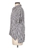 By Together Stripes Ivory Short Sleeve Button-Down Shirt Size M - photo 5
