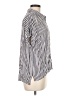 By Together Stripes Ivory Short Sleeve Button-Down Shirt Size M - photo 4