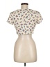 Zara Ivory Short Sleeve Top Size M - photo 2