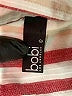 Bobi Stripes Red Long Sleeve Blouse Size L - photo 7